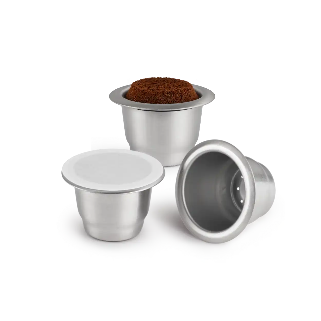 Capsules compatibles Nespresso & L'Or Barista réutilisables & rechargeables