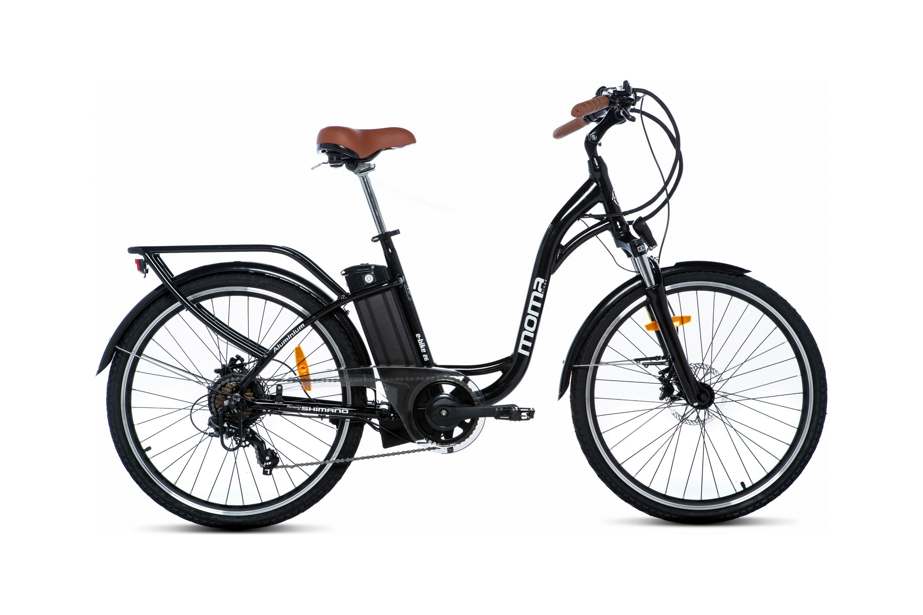 Vélo Electrique De ville, Ebike-26.2, Alu, SHIMANO 7 Vitesses, Freins a Disque Hydr. Bat. Ion Lithium 36V 16Ah