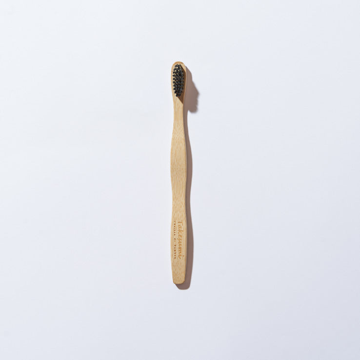 Brosse à dents en bambou + porte brosse à dents bambou