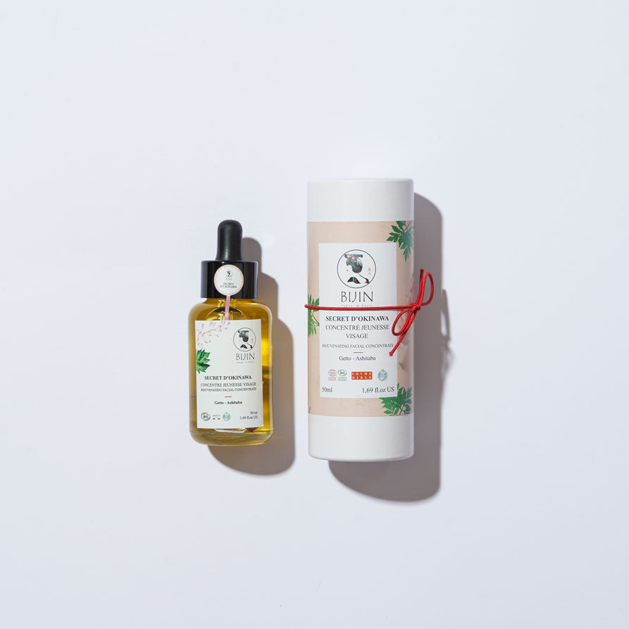 Concentré jeunesse huile visage Getto et Ashitaba