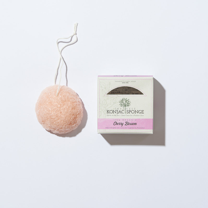 Eponge nettoyante Konjac BIO au Sakura