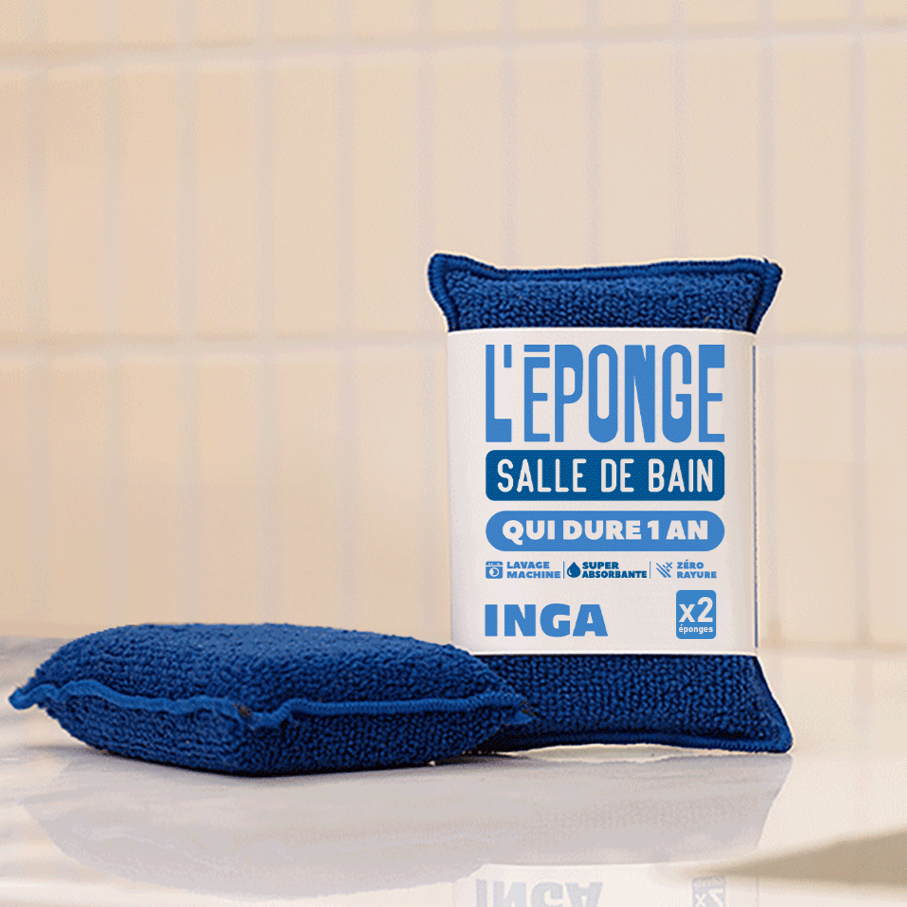 Duo d'Éponges Salle de Bain