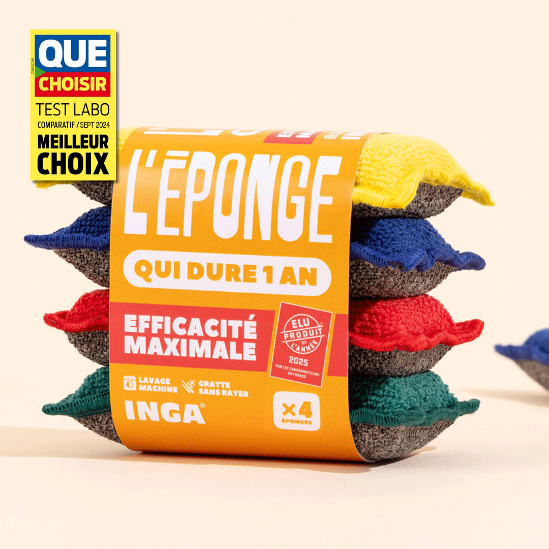 Éponges 4 Couleurs
