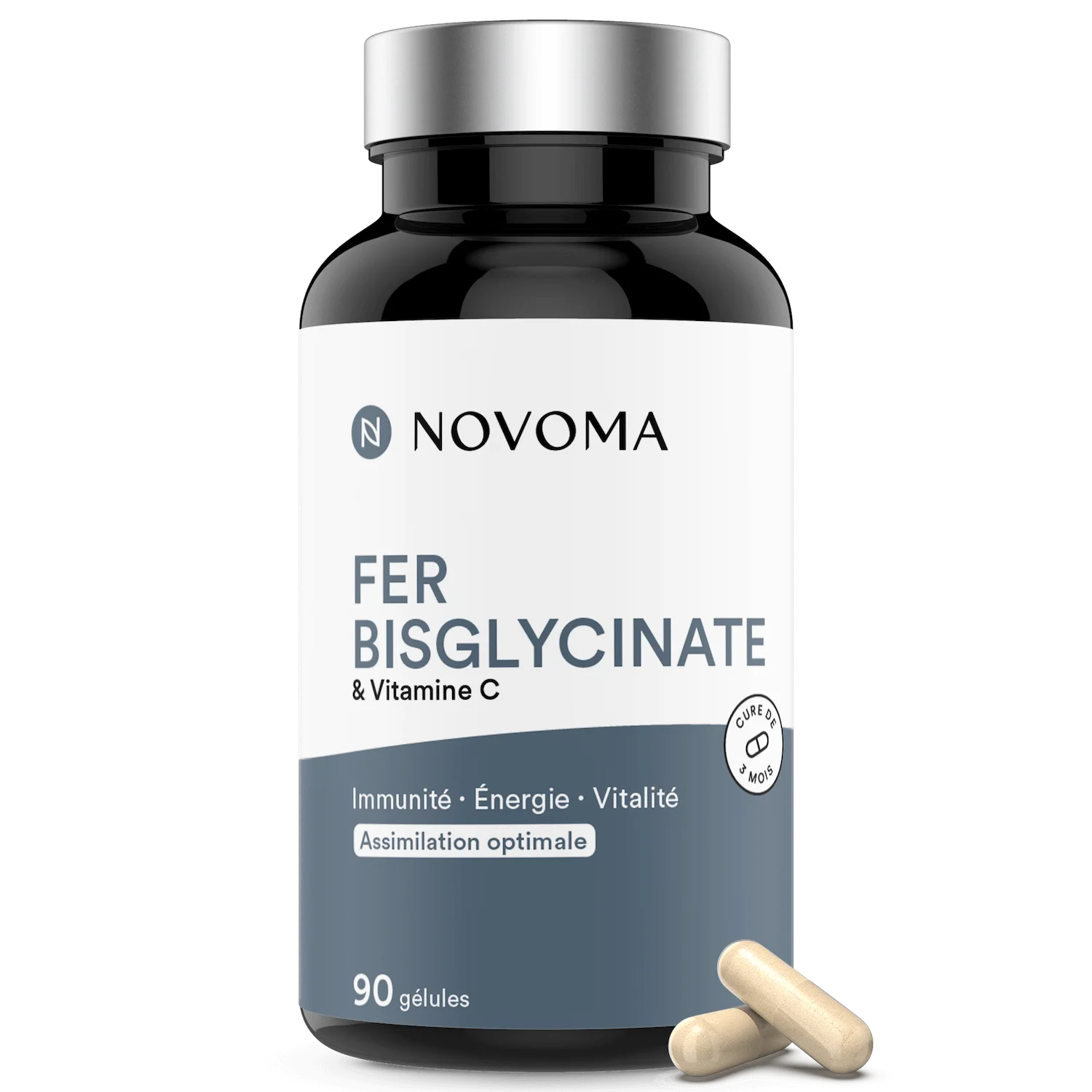 Fer Bisglycinate - 90 gélules