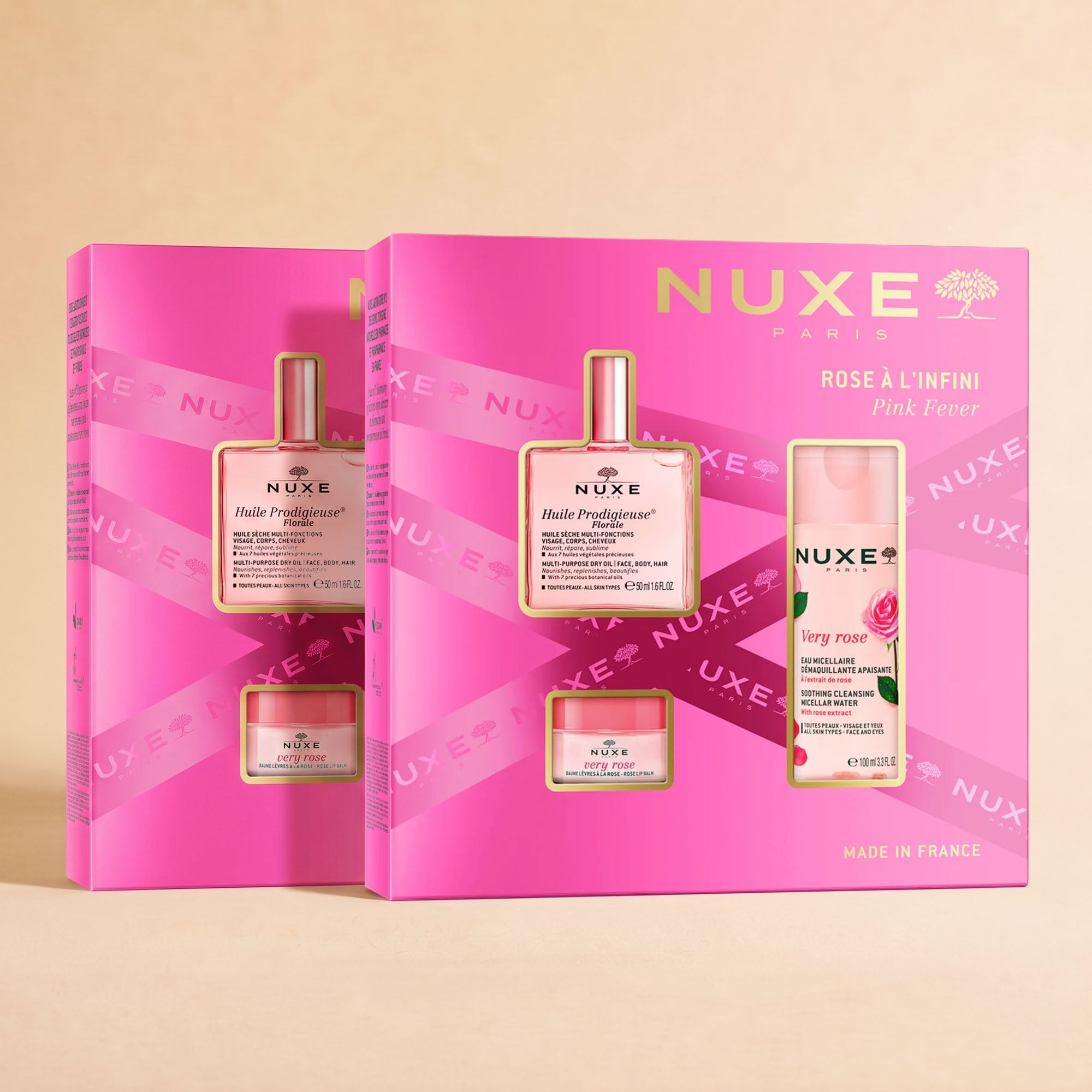 Duo de coffret Rose à l'infini