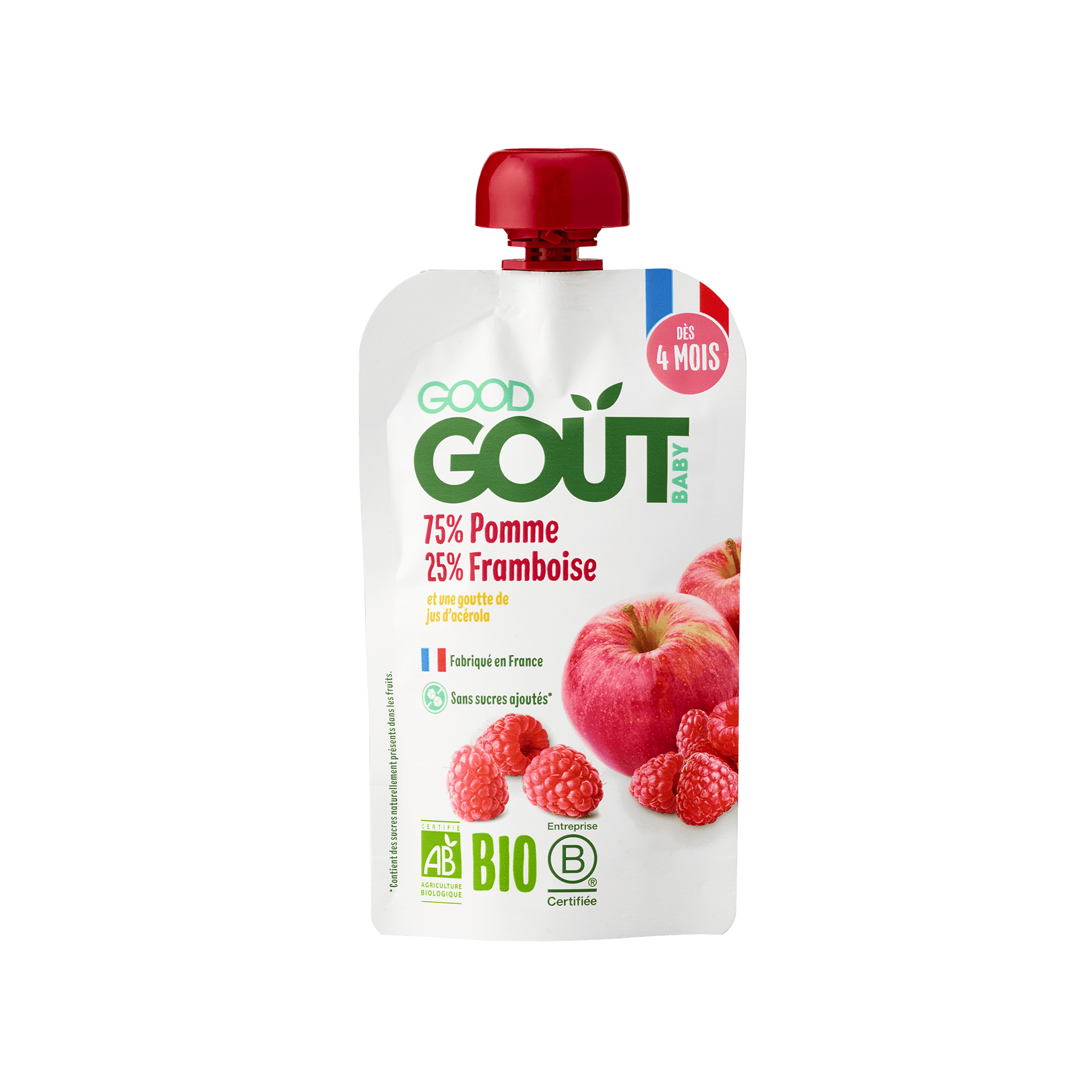 Lot de 10x Pomme Framboise 120g