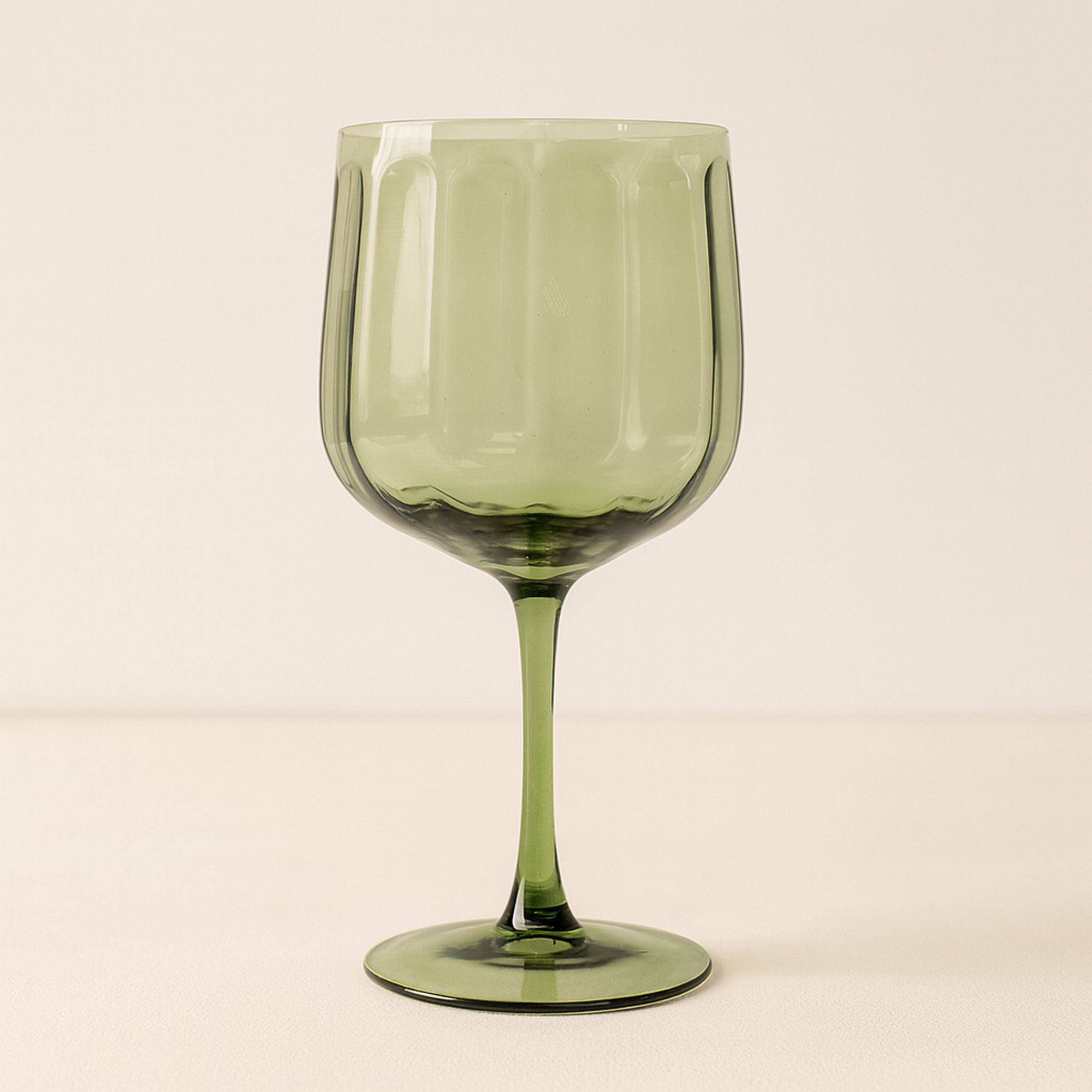 Lot de 4 verres à pied riviera 49cl en verre bleu