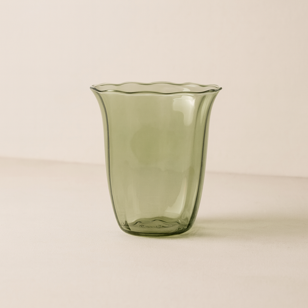 Lot de 4 gobelets riviera 52.5cl en verre bleu