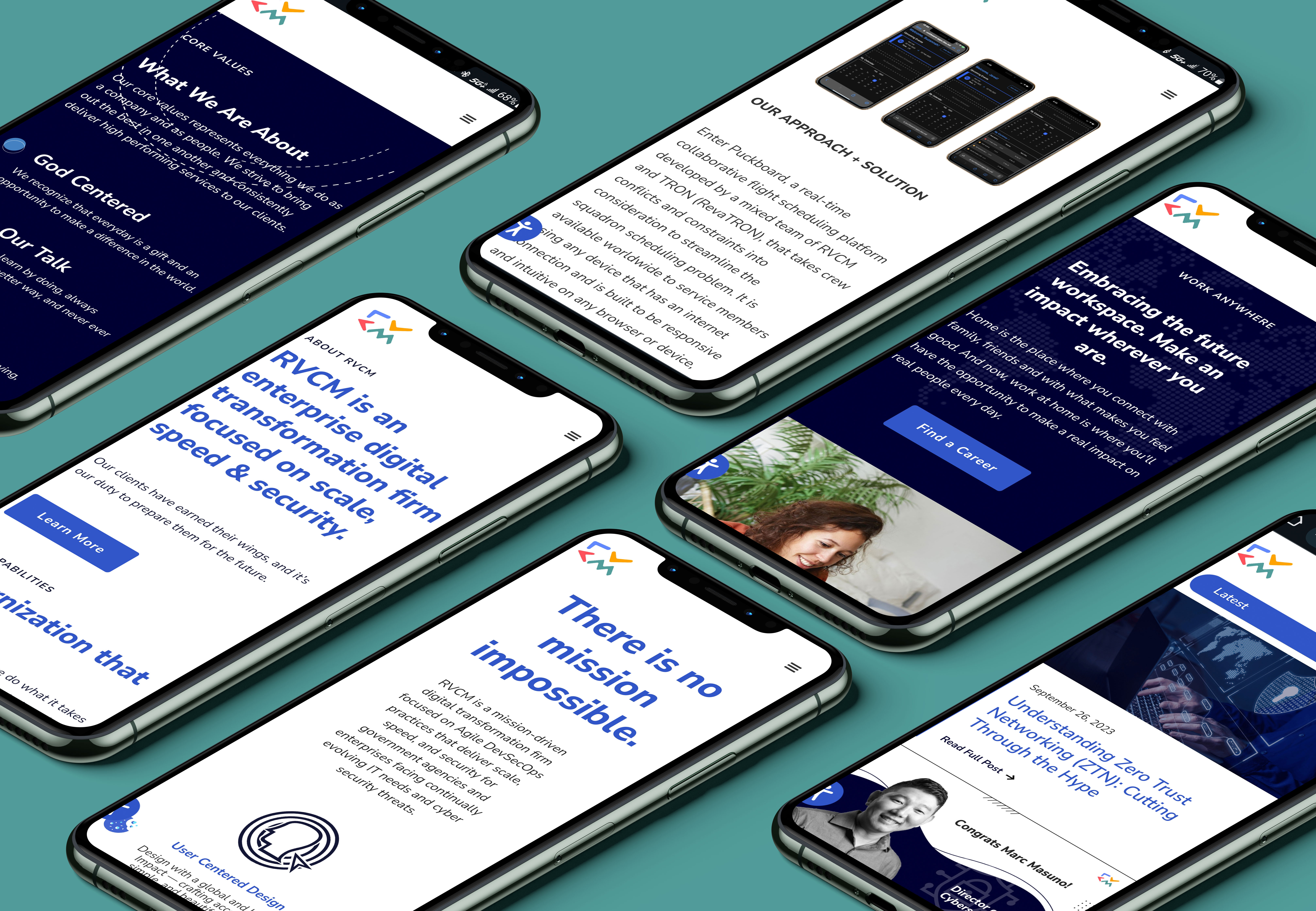 Screen design displayed in a mockup