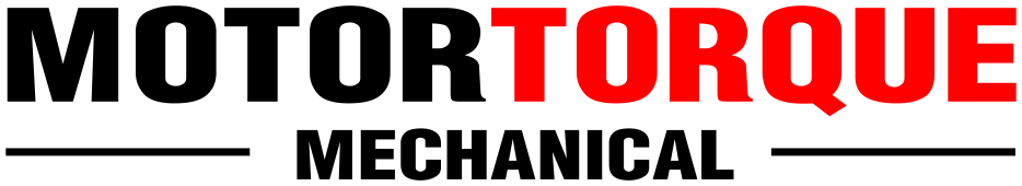Logo for Motor Torque Mechanical with the word 'TORQUE' highlighted in red and 'MOTOR' and 'MECHANICAL' in black, featuring horizontal lines above and below 'MECHANICAL'.