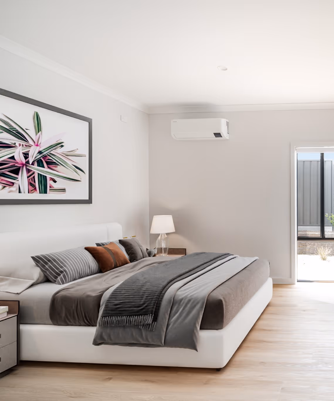 A bedroom in one of our properties