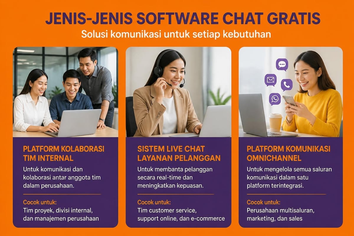 Free chat software categories