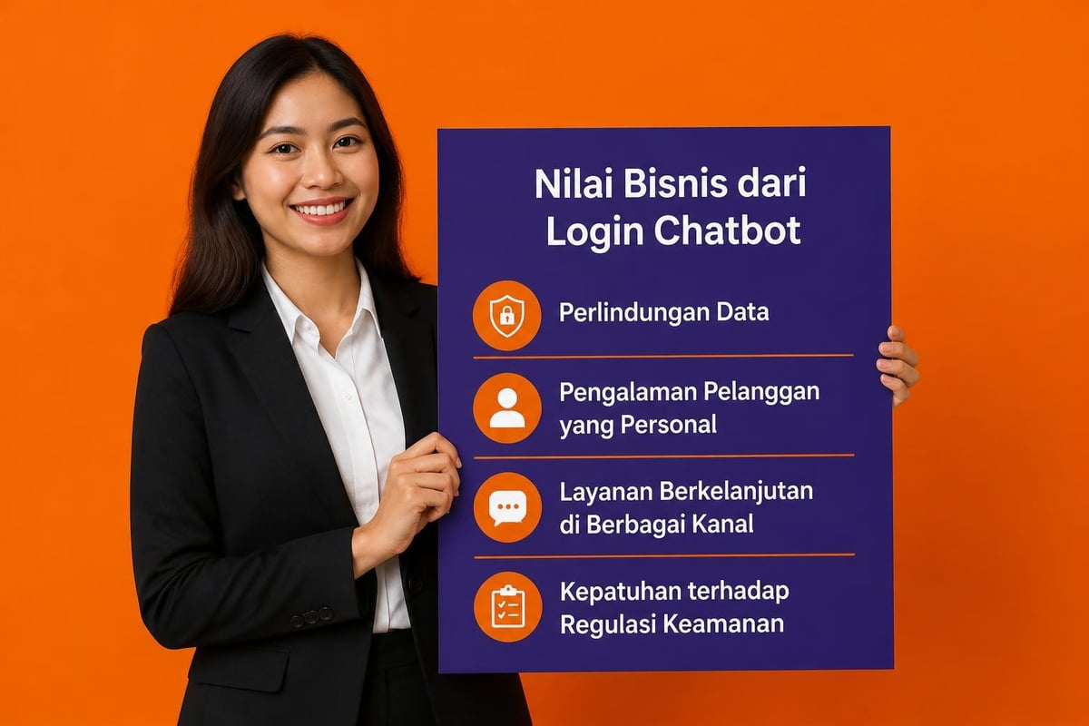Chatbot authentication benefits