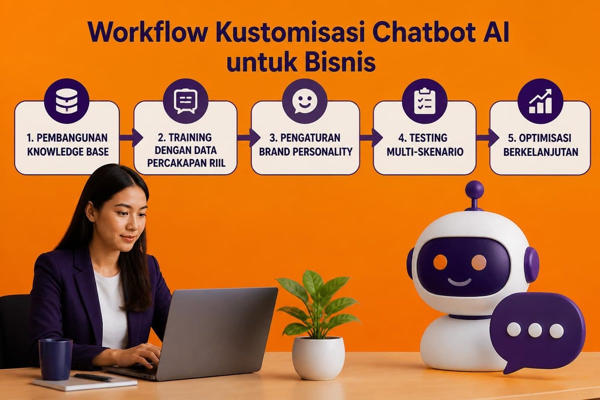 Proses kustomisasi chatbot AI