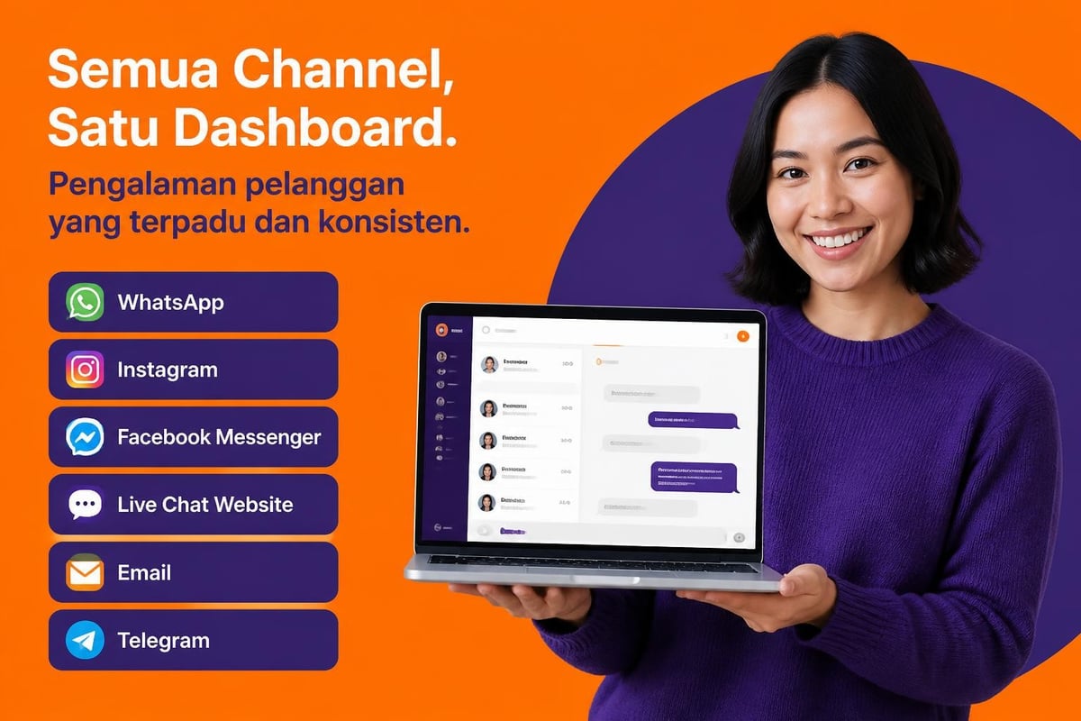Arsitektur platform chatbot omnichannel