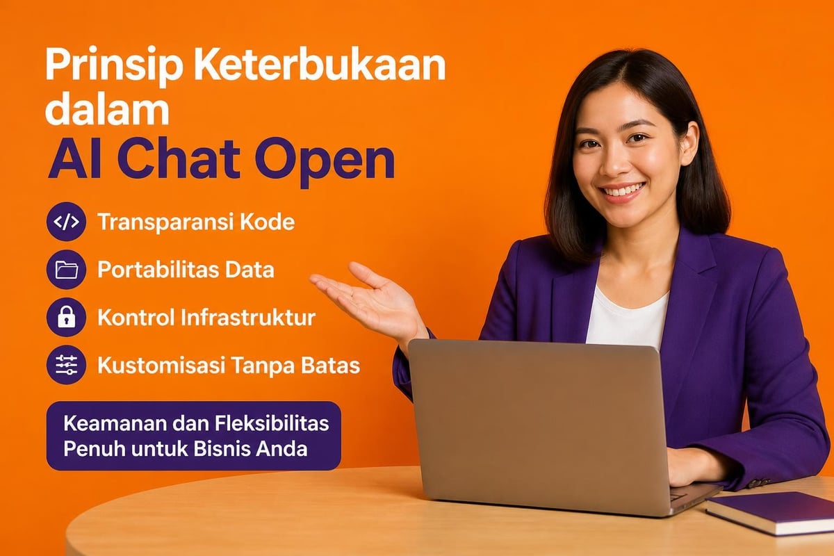 Prinsip transparansi AI chat open