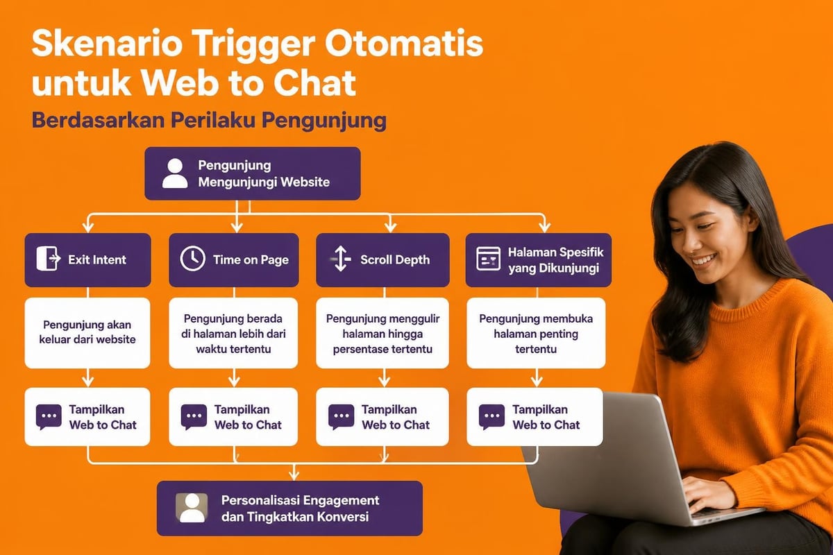 Strategi trigger web to chat