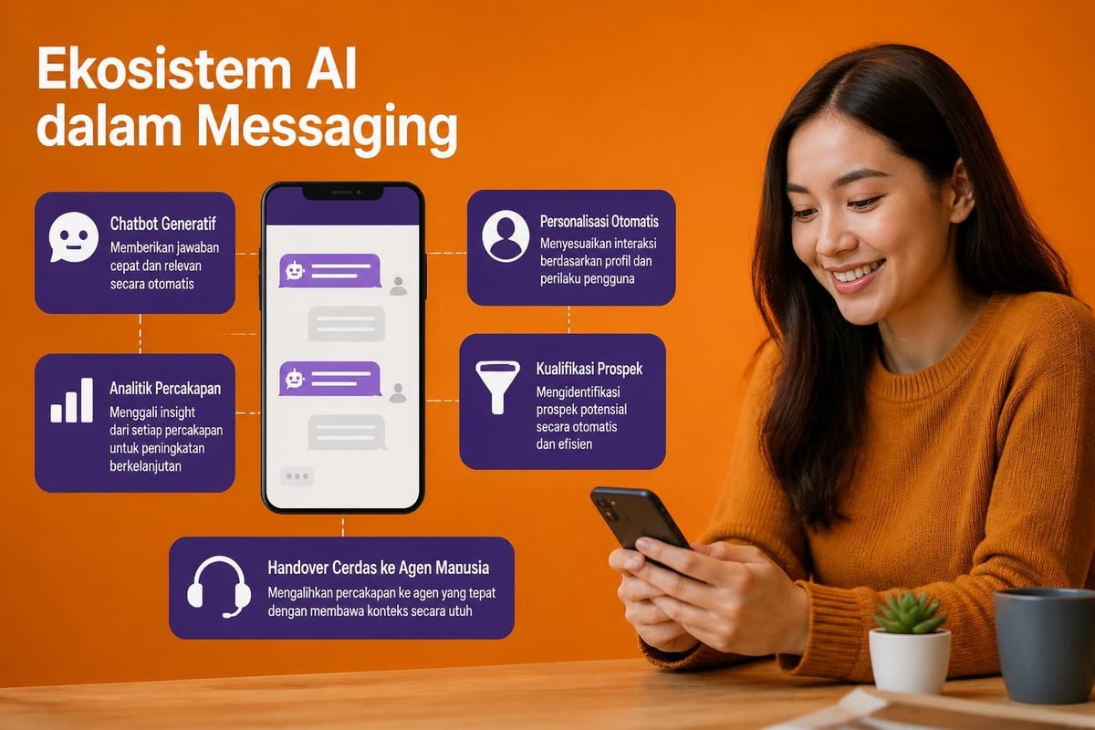 AI dalam messaging site
