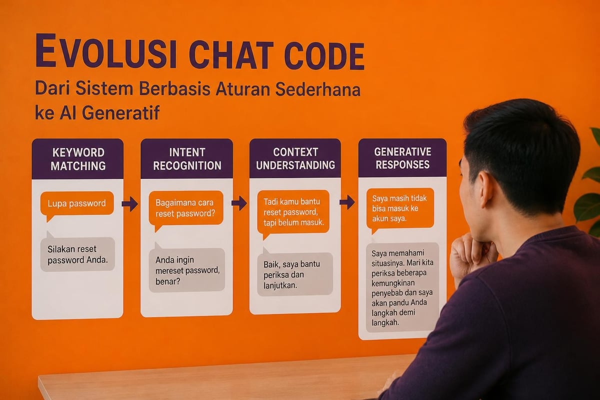 AI chat code evolution