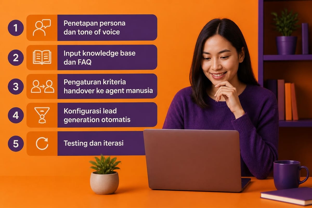 Proses konfigurasi chatbot
