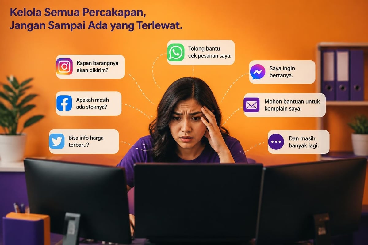 Tantangan multi-channel social media chat