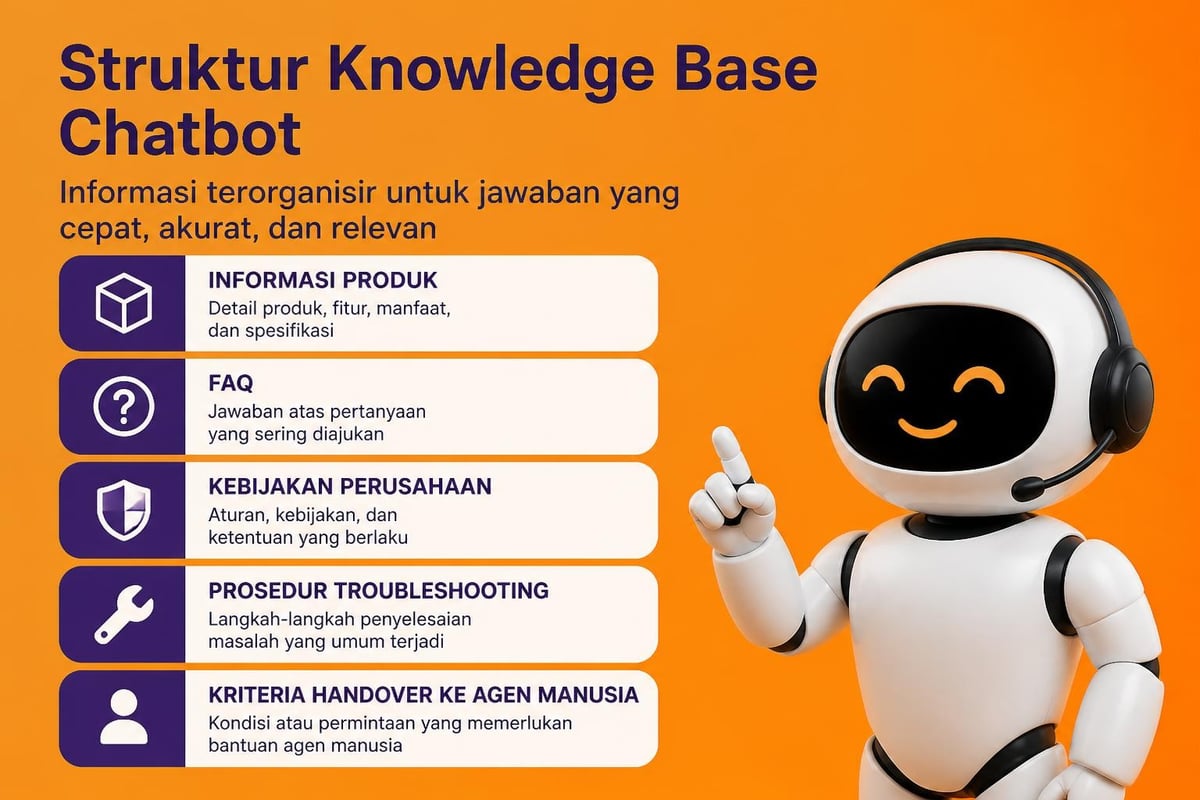 Arsitektur knowledge base chatbot