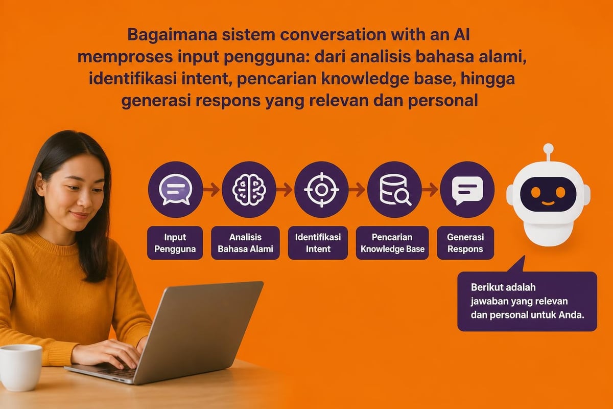 Komponen teknologi AI percakapan