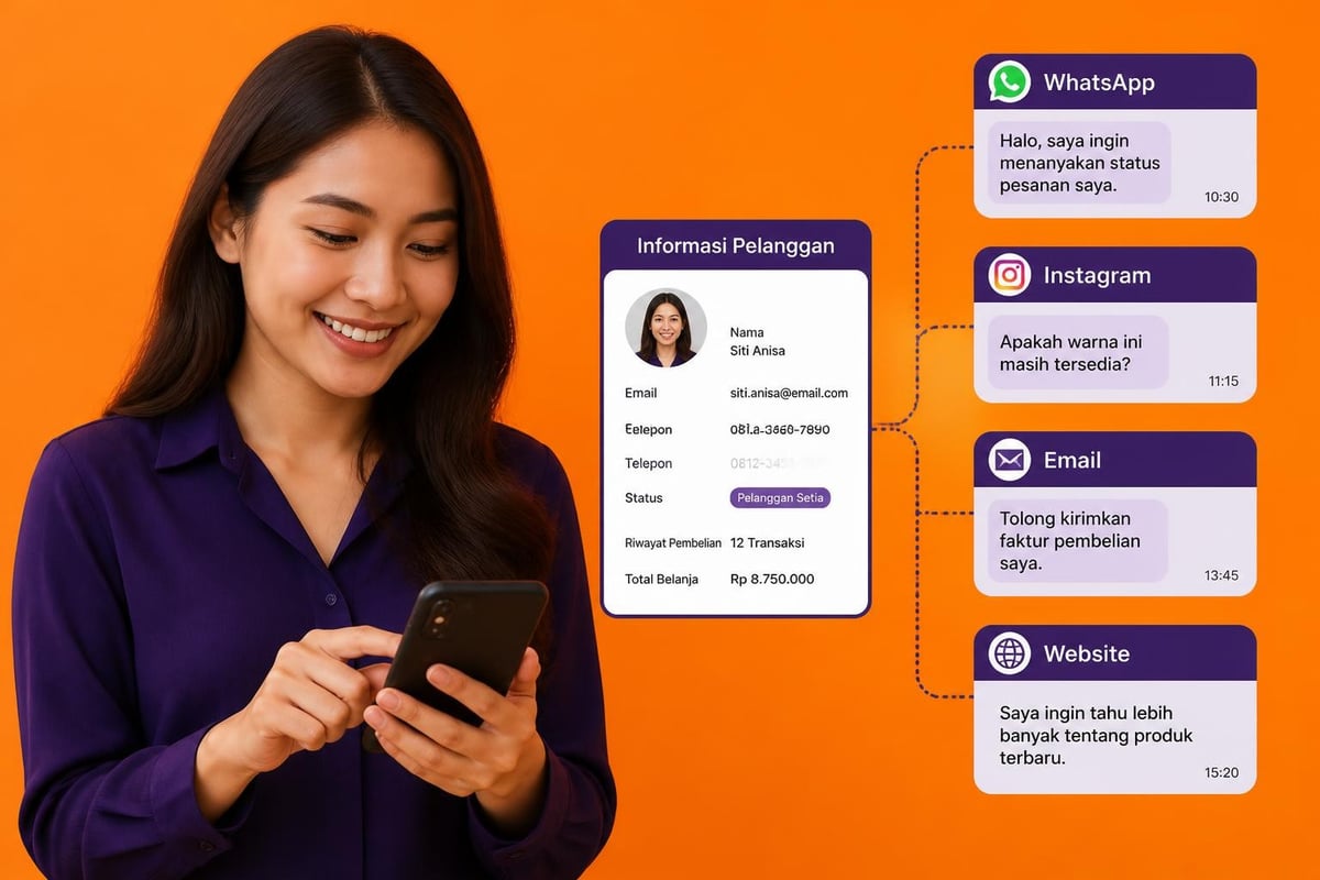 Sinkronisasi data pelanggan omnichannel