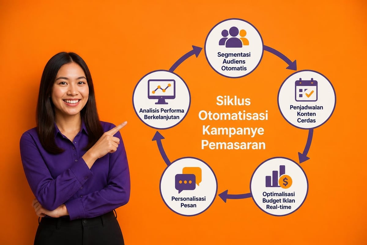 Alur otomatisasi pemasaran AI