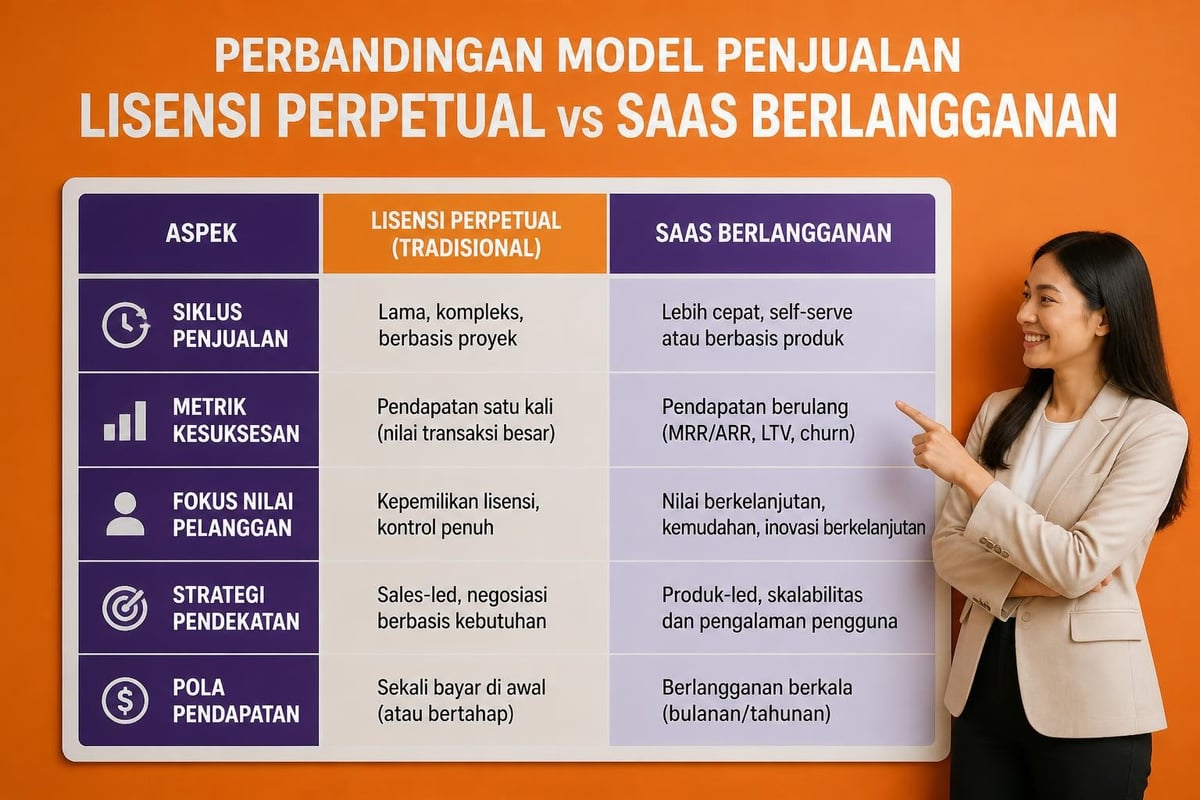 Evolusi model penjualan software