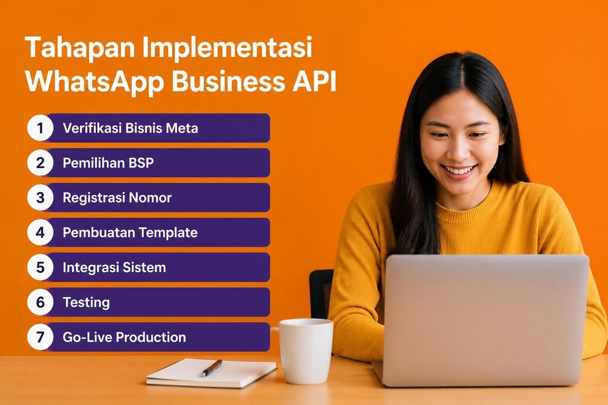 Proses implementasi WhatsApp Business API