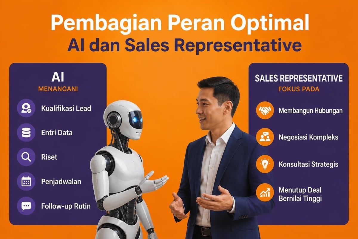 Kolaborasi AI dan sales team