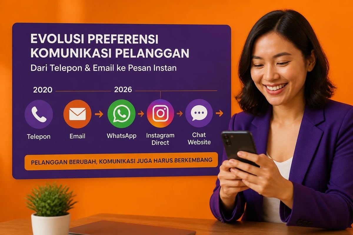 Pergeseran preferensi komunikasi pelanggan