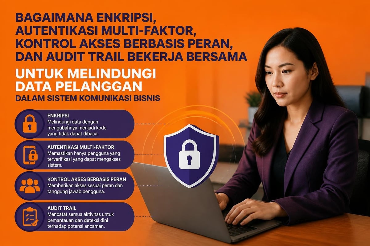 Lapisan keamanan platform pesan bisnis
