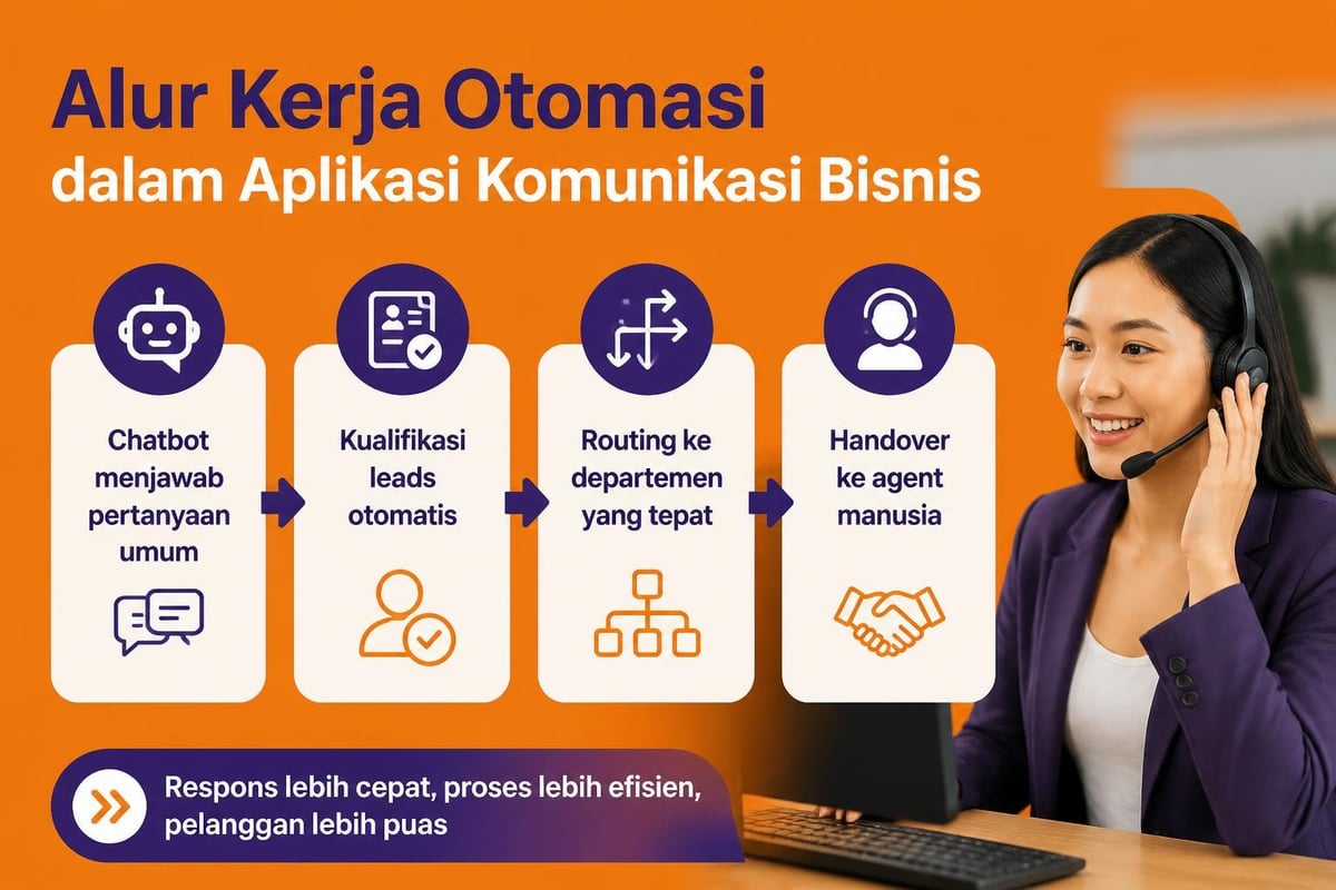 Fitur otomasi komunikasi bisnis