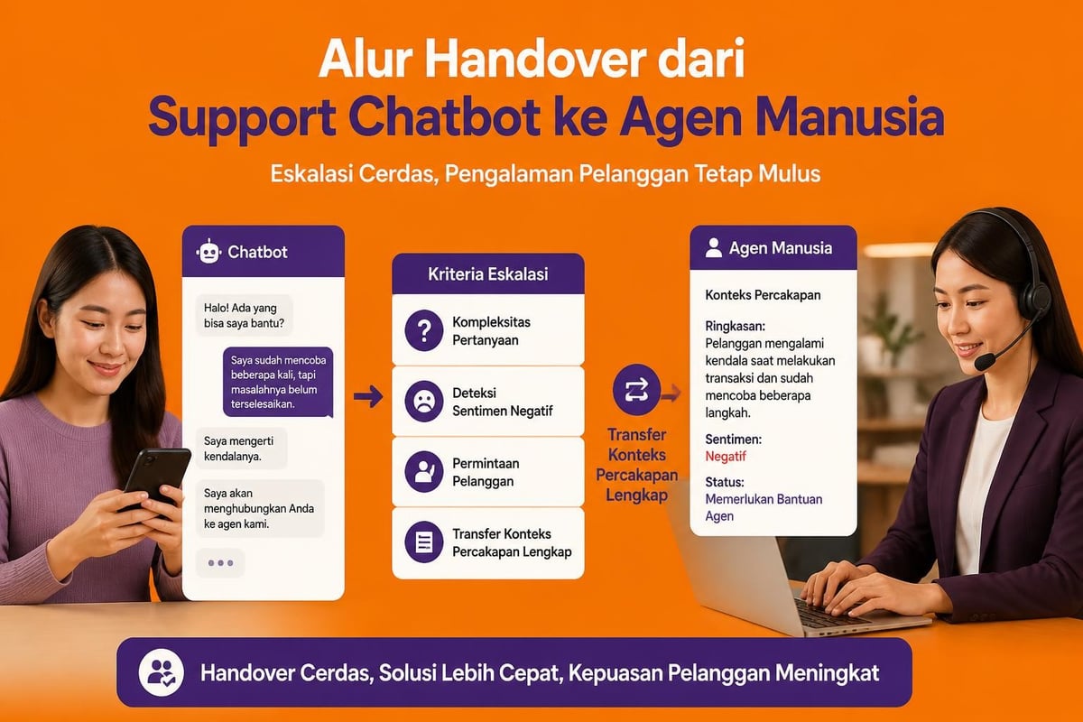 Mekanisme handover chatbot