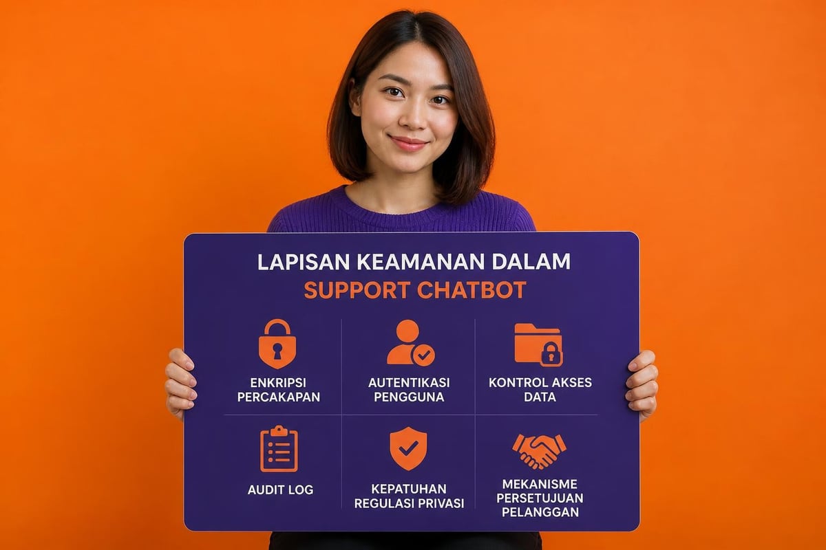 Keamanan dan privasi chatbot