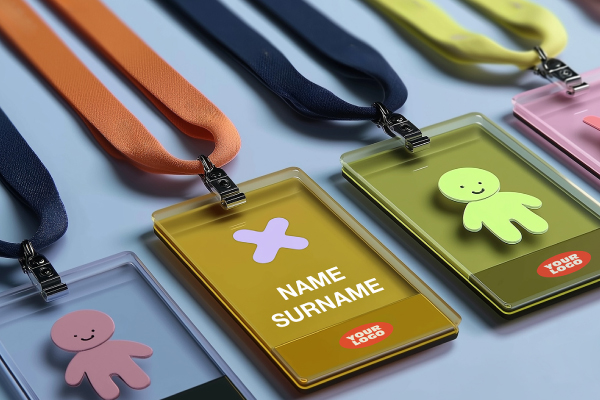 Immagine portabadge evento personalizzati