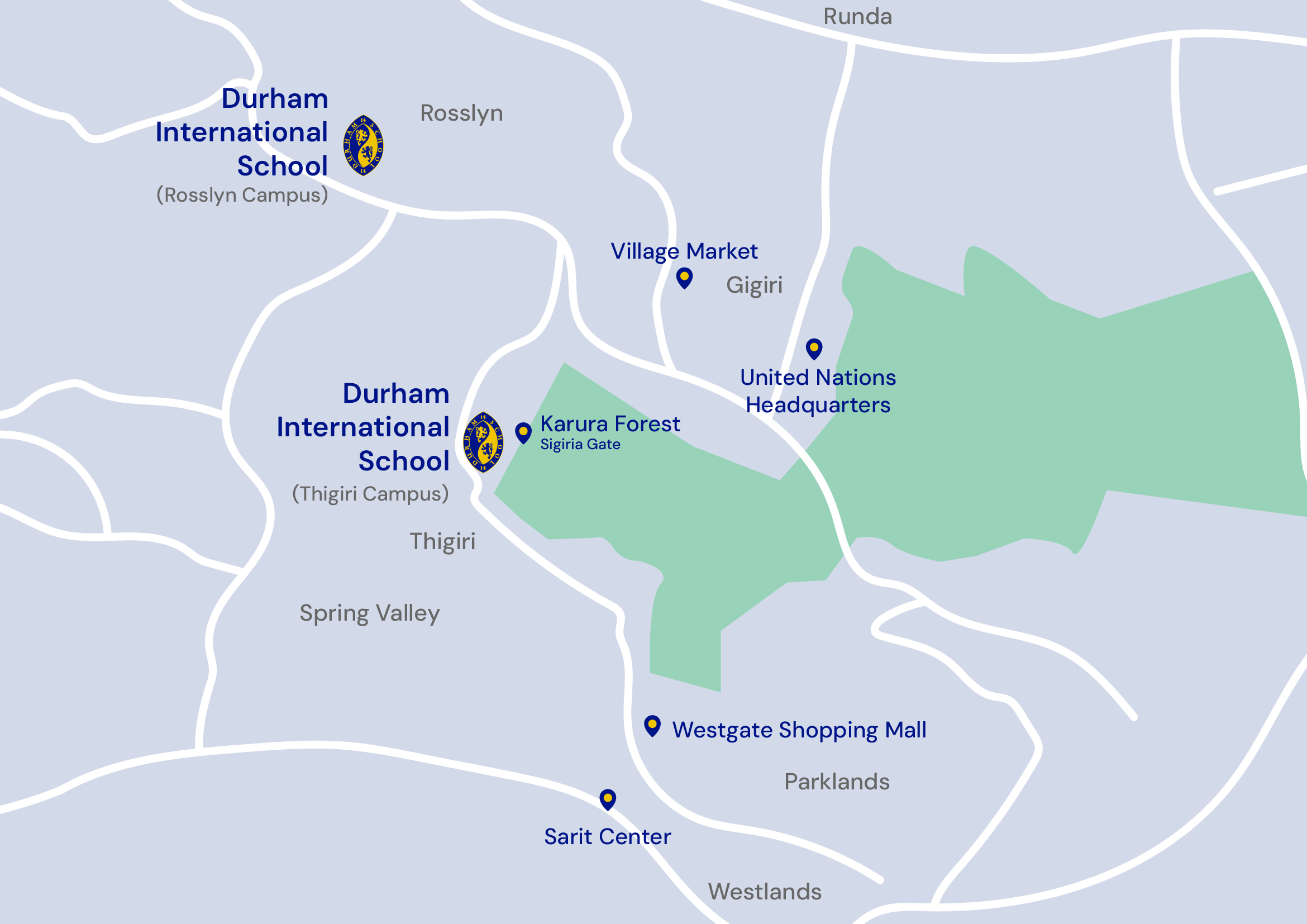 Durham Kenya Location