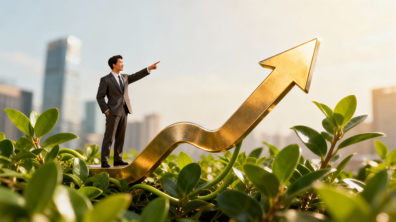 Business growth and lead generation concept.