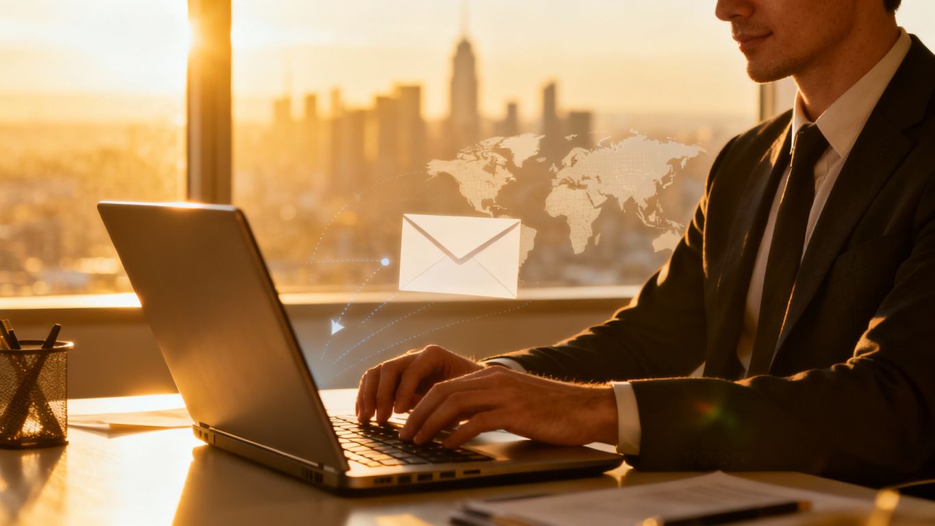 B2B cold email template success