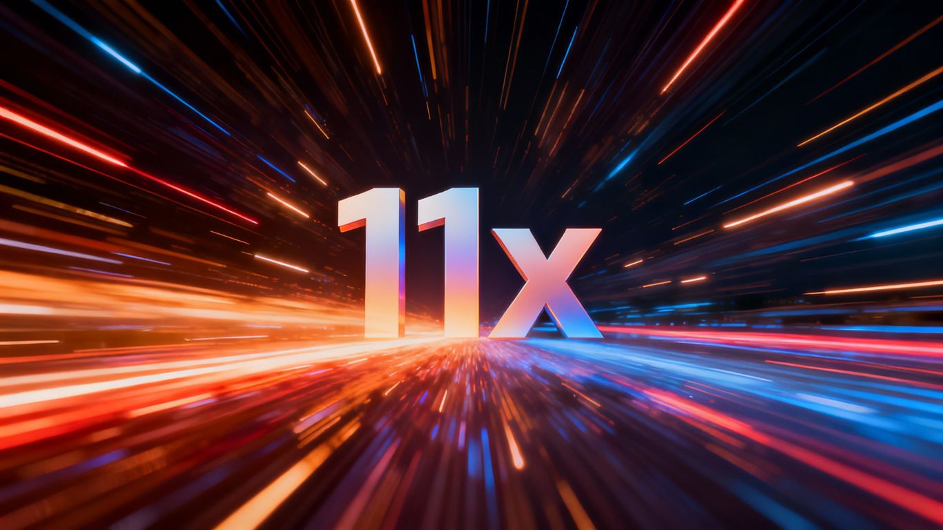 Visualizing the power of 11x for growth and potential.