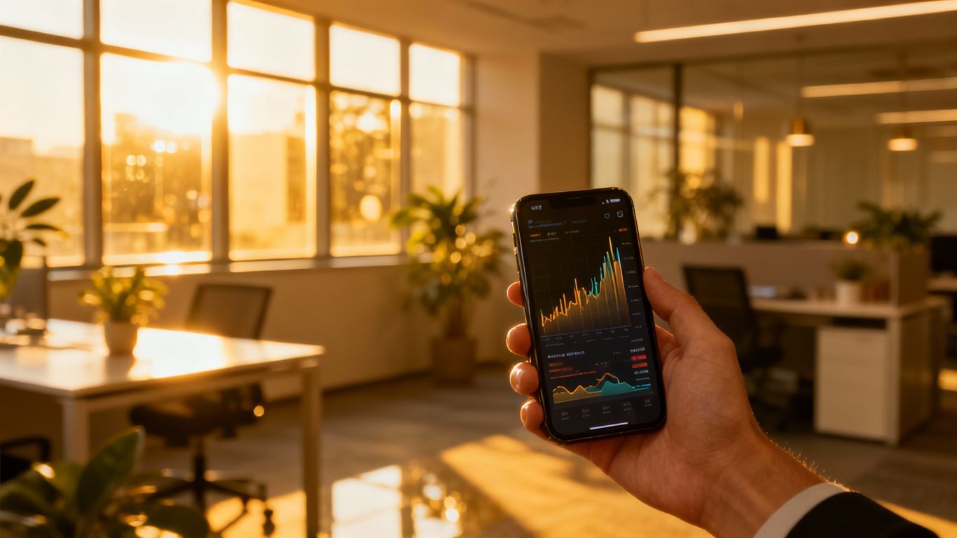 Orum pricing guide 2025 abstract financial data on phone