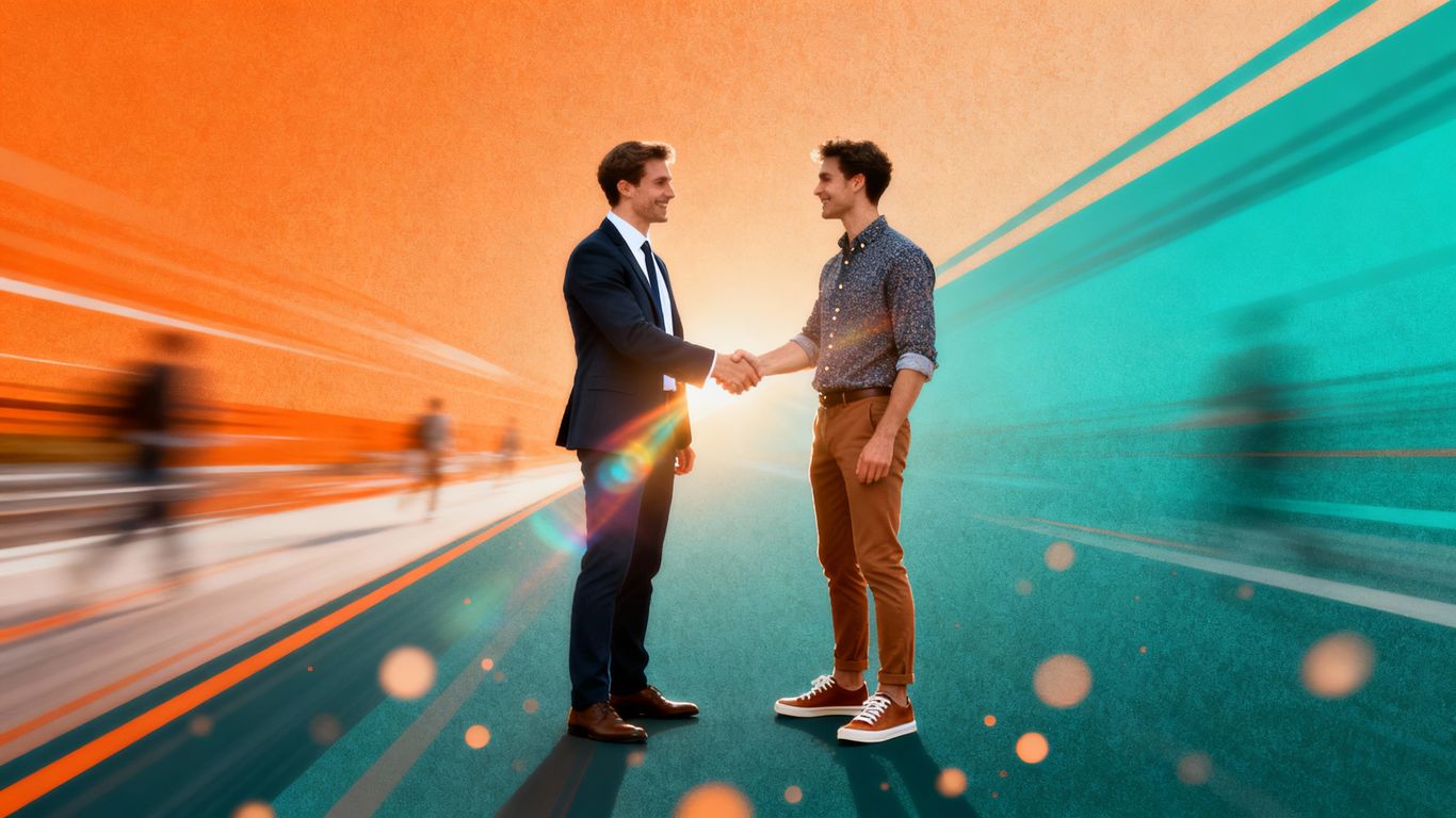 Sales and marketing professionals collaborating for business growth.