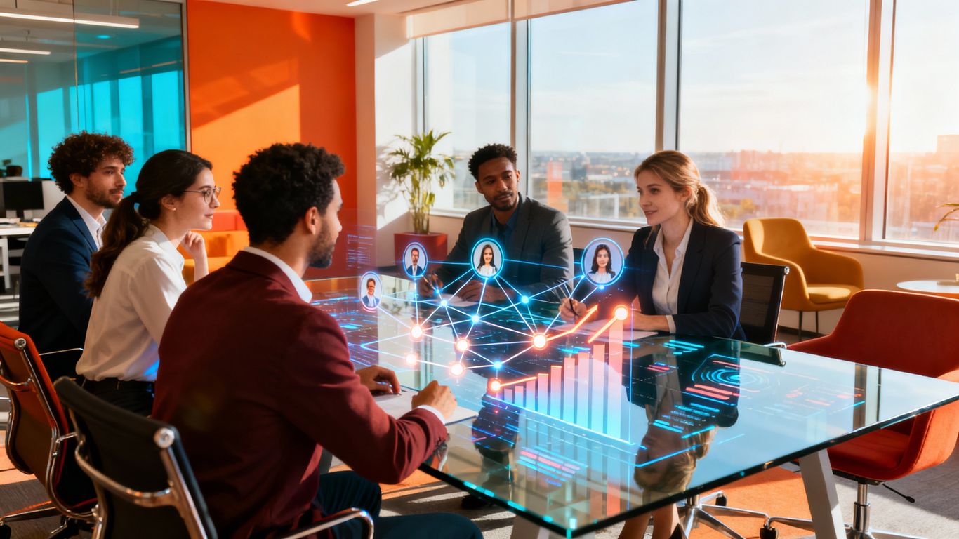 Business growth and customer loyalty with CRM.