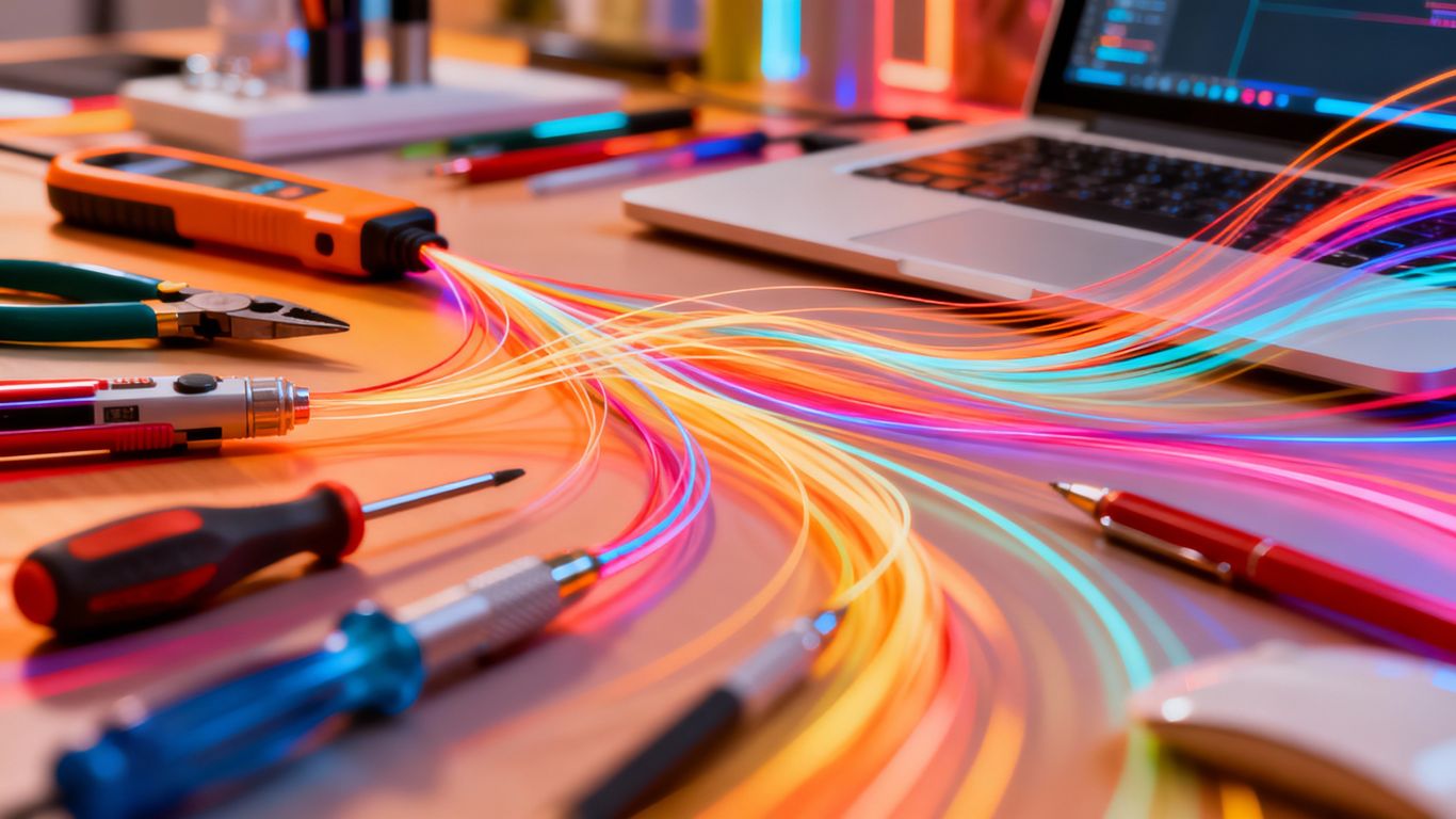 Zapier automation tools connecting digital workflows.