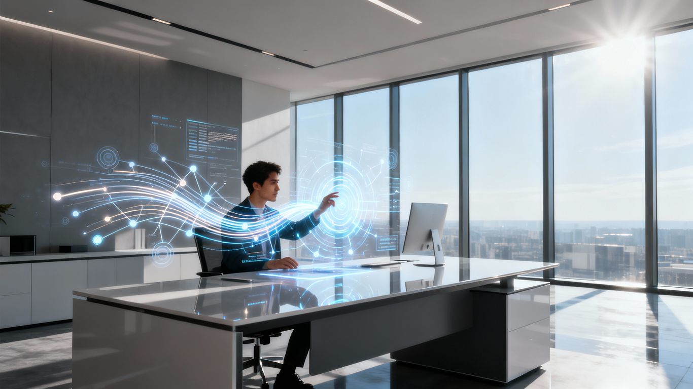 AI technology enhancing real estate business growth.