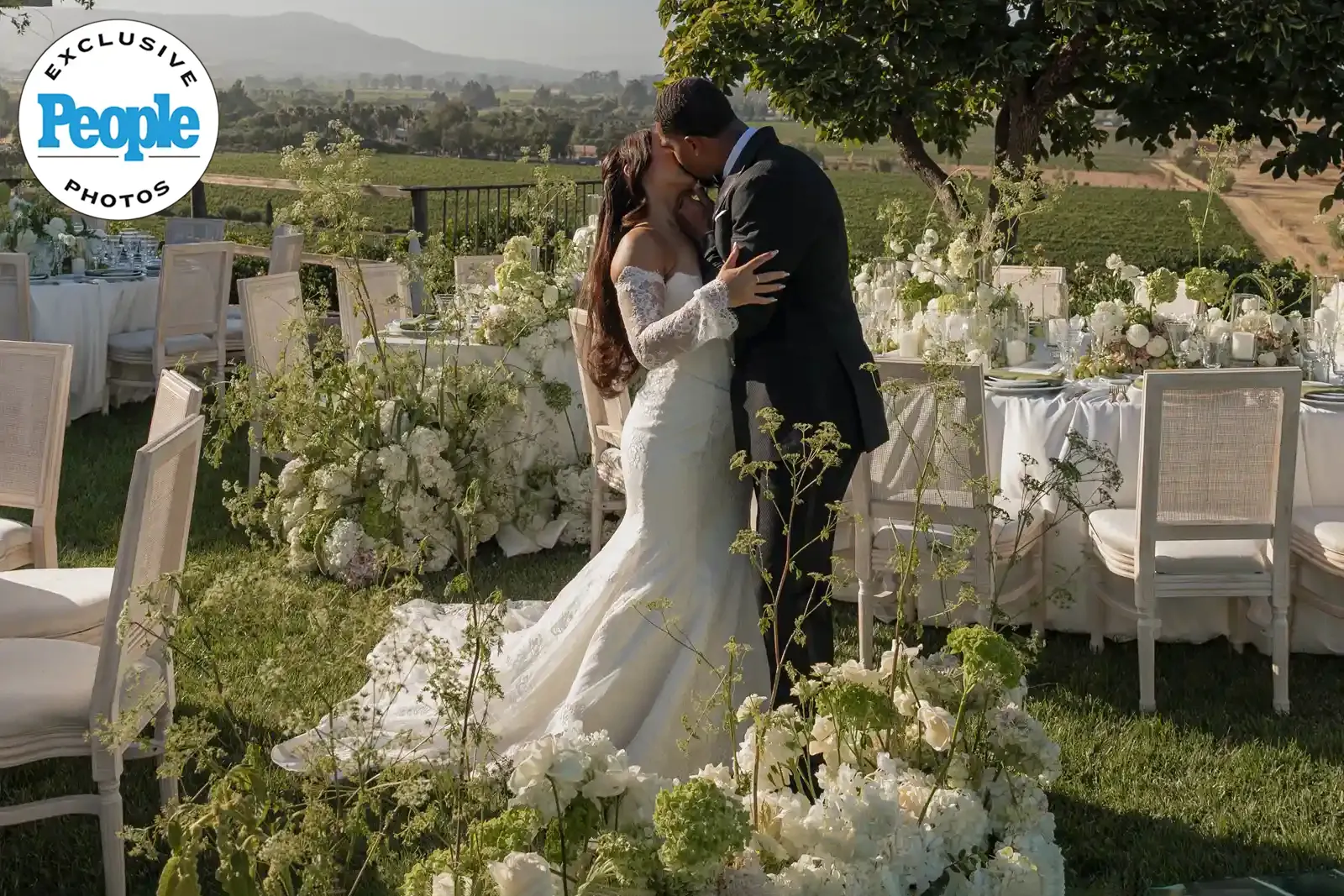 Pnina Torani - NFL- LOVE by Pnina Tornai - Savannah Spencer - Savannah Spencer marries NFL Player Andre Cisco in Pnina Tornai