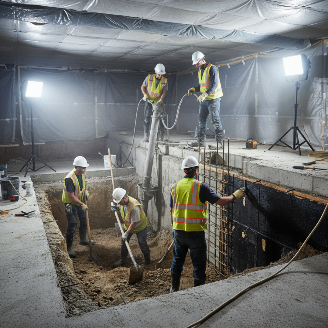 Professional Basement Underpinning in Toronto