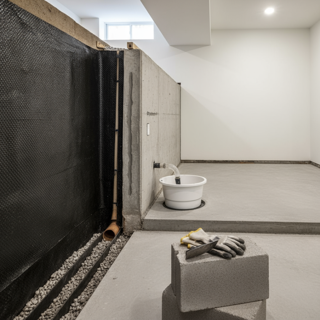 Basement Waterproofing & Drain Solutions
